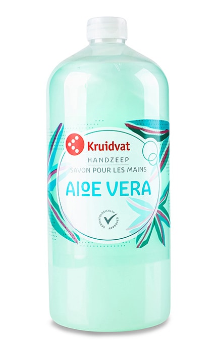 KRUIDVAT-Мило рідке запаска Kraudvat Алое Вера 1000 мл-8719179770660