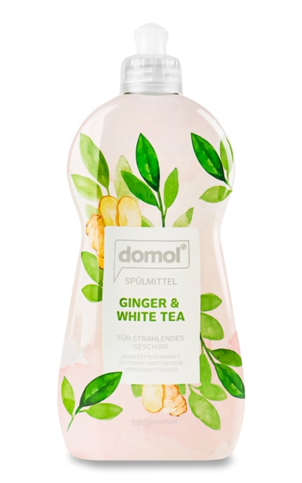 DOMOL-Средство для мытья посуды Domol Имбирь и белый чай 500 мл-4305615843940