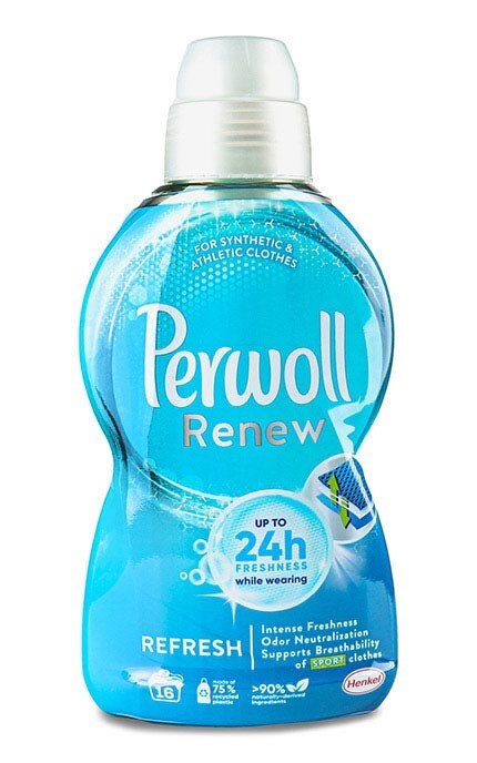 Жидкое стиральное средство Perwoll Renew с освежающим эффектом, 960 мл