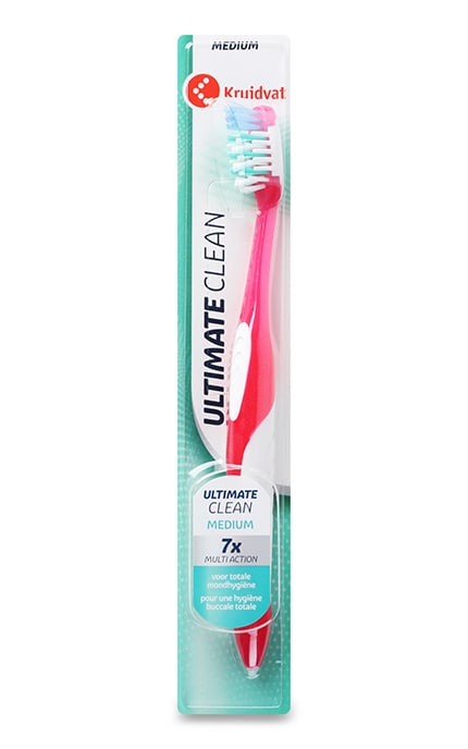 KRUIDVAT-Зубная щетка Kruidvat Ultimate clean Medium 1 шт-8719179167781