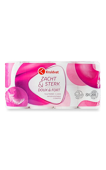 KRUIDVAT-Туалетний папір Kruidvat Extra 8 шт-8719179347435