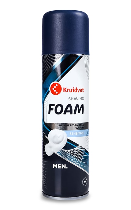 KRUIDVAT-Піна для гоління для чутливої шкіри Kruidvat Sensitive 250 мл-8717333717728