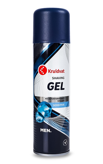 KRUIDVAT-Гель для бритья для чувствительной кожи Kruidvat Sensitive 200 мл-8717333717711