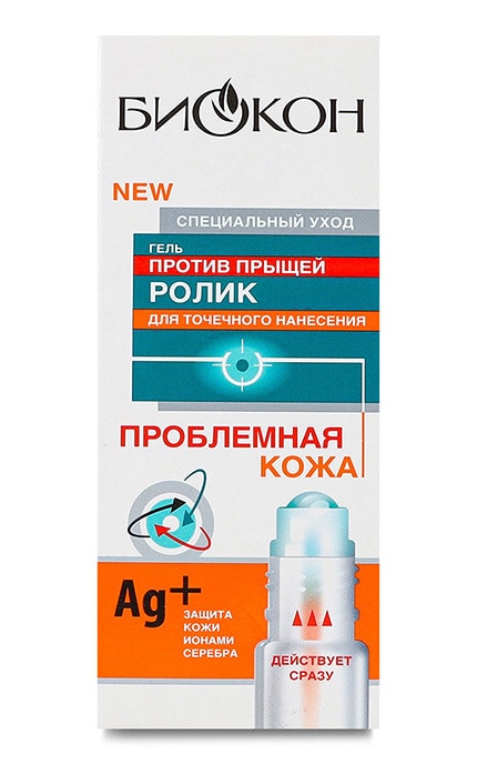 БІОКОН-Гель від прищів для точкового нанесення Біокон Проблемна шкіра 10 мл-4820008318442