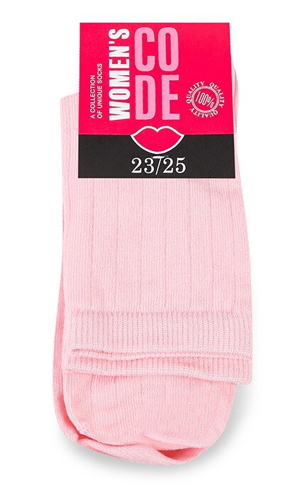 WOMEN'S CODE-Шкарпетки Women's Code №14В35/1р 23-25 рожевий-4820203326914