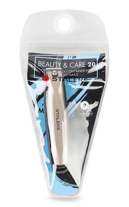 STALEKS-Книпсер для ногтей с контейнером Staleks Beauty&Care 20 1 шт-4820121595393