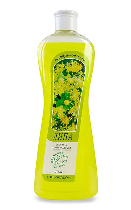 FITODOCTOR-Шампунь-бальзам для всіх типів волосся Fitodoctor Рослинна серія Липа 1000 г-4820215052108