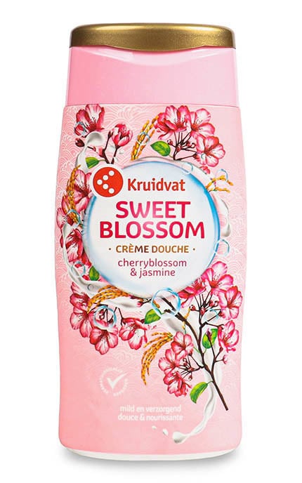 KRUIDVAT-Крем-гель для душу Kruidvat Sweet blossom 300 мл-8720674232805
