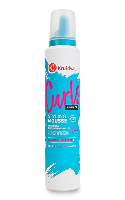 KRUIDVAT-Мус для формування локонів Kruidvat Curls 200 мл-8719179546388