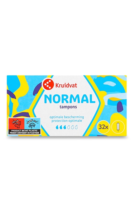 KRUIDVAT-Тампони гігієнічні Kruidvat Normal 32 шт-8717333272593