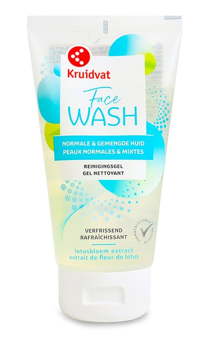 KRUIDVAT-Гель для умывания лица для нормальной кожи Kruidvat 150 мл-8719179606280