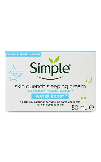 SIMPLE-Крем для лица ночной восстанавливающий Simple Water Boost 50 мл-8720181476877