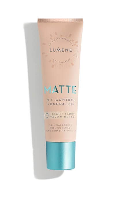 LUMENE-Тональная матирующая основа Lumene Matte Foundation Oil-free тон 0 Light ivory 30 мл-6412600835113