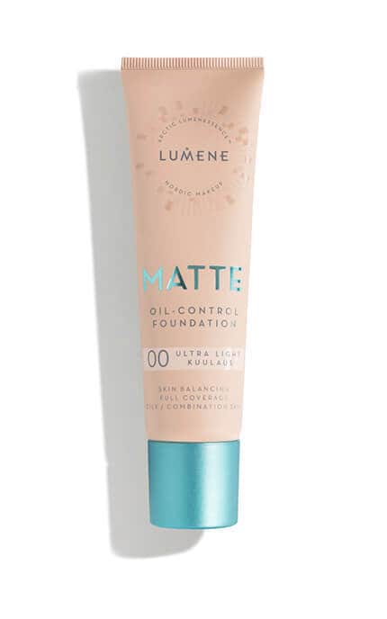 LUMENE-Тональная матирующая основа Lumene Matte Foundation Oil-free тон 00 Ultra light 30 мл-6412600835106