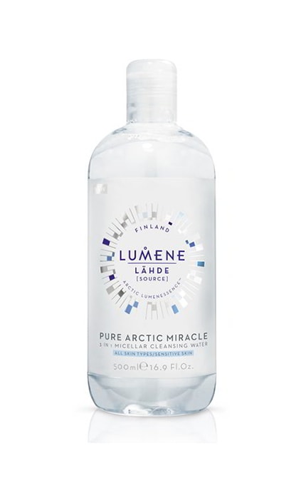 Мицеллярная вода для снятия макияжа 3 в 1 Lumene Lahde source Pure arctic miracle 500 мл
