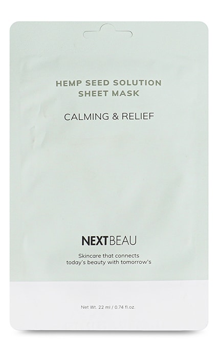 NEXTBEAU-Маска для лица Nextbeau Hemp seed 22 мл-8809696981905