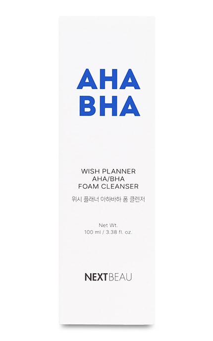 Пенка для умывания Nextbeau Aha Bha 100 мл