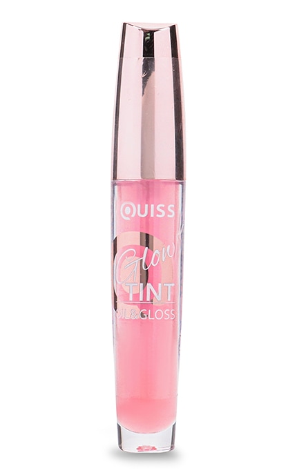 QUISS-Блеск для губ Quiss Glow Tint №1 Light pink 5 мл-4823097125533