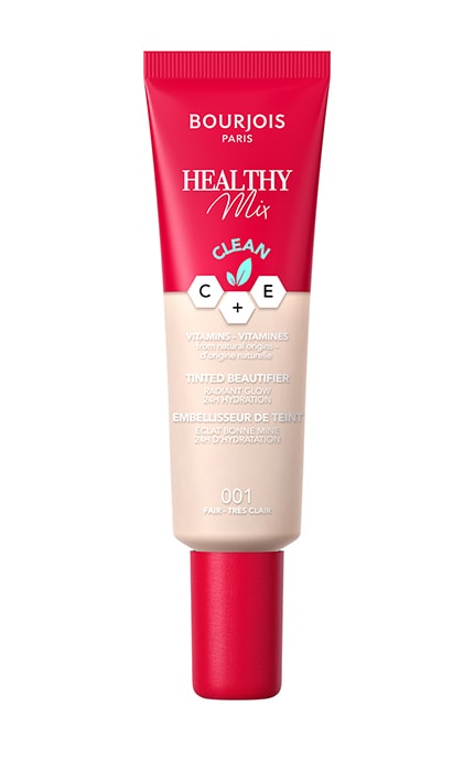 BOURJOIS-Тональный флюид увлажняющий Bourjois Healthy Mix Clean Fair 001 Fair 30 мл-3616303011123