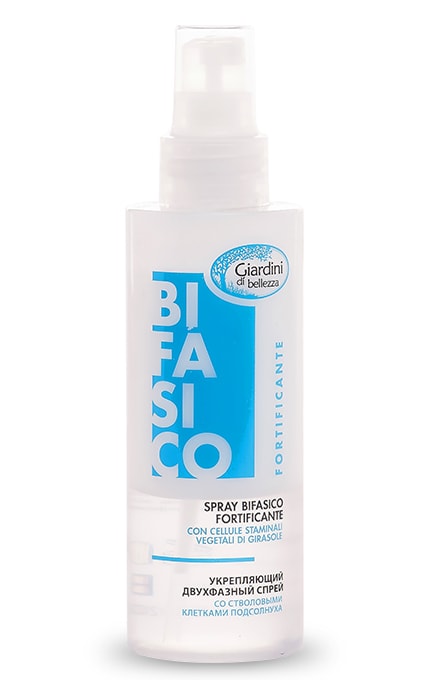 GIARDINI DI BELLEZZA-Спрей для волос Giardini di bellezza укрепляющий со стволовыми клетками подсолнечника 150 мл-8019653019118