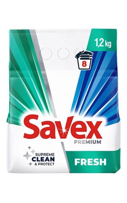 SAVEX-Пральний порошок Savex Fresh 2в1, 1.2 кг-3800024018299