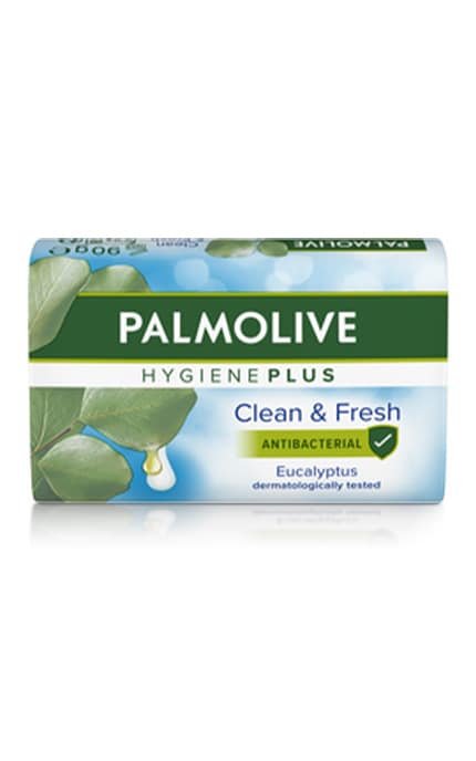 PALMOLIVE-Туалетне мило Palmolive Hygiene Plus Clean & Fresh Евкаліпт 90 г-8718951392472