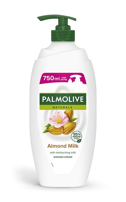 PALMOLIVE-Гель для душа Palmolive Naturals Almond Milk Shower Cream Миндаль и молочко 750 мл-8693495031158
