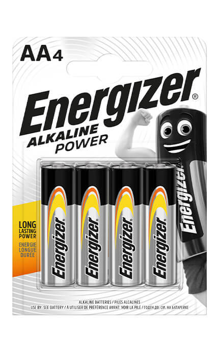 ENERGIZER-Батарейки Energizer AA Alk Power 4 шт-7638900297317