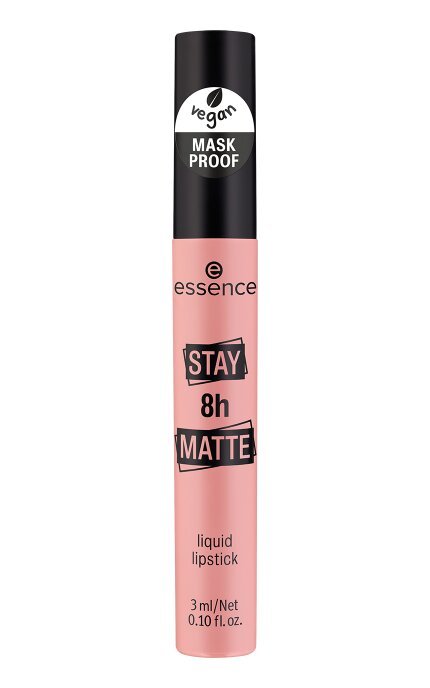 ESSENCE-Помада для губ жидкая Essence Stay 8h Matte 01 Hello Sunrise! 3 мл-4059729253910