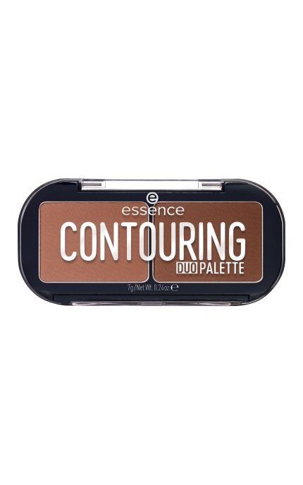ESSENCE-Палетка для контурирования лица Essence Contouring Duo Palette 20 Darker Skin 7 г-4059729224675