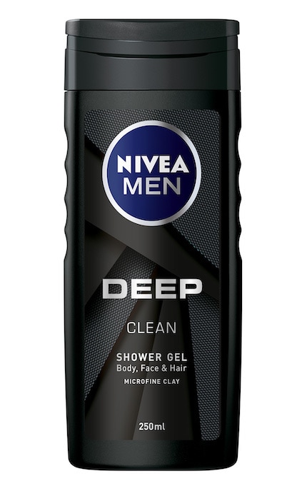NIVEA-Гель для душа Nivea Men Deep для тела, лица и волос 250 мл-4005900531254
