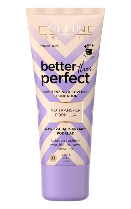 EVELINE-Тональная основа увлажняющая Eveline Better Than Perfect 03 Light Beige 30 мл-5903416037781