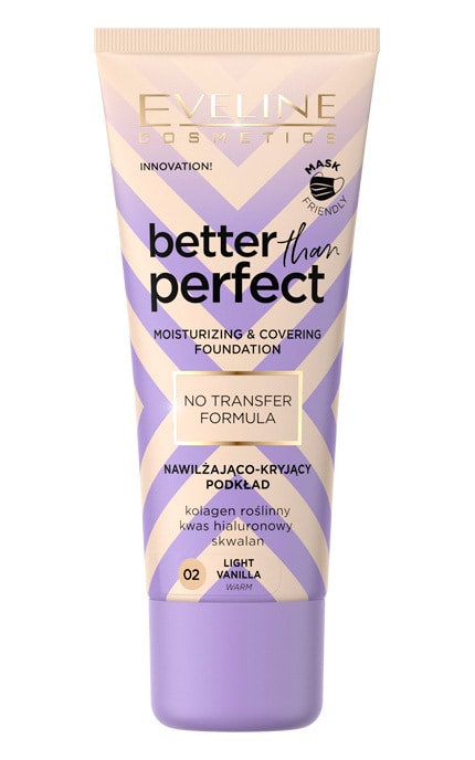 EVELINE-Тональная основа увлажняющая Eveline Better Than Perfect 02 Light Vanilla 30 мл-5903416037774