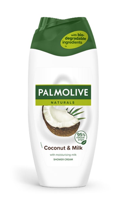 PALMOLIVE-Гель для душу Palmolive Naturals Coconut & Milk Shower Cream Кокос та молочко 250 мл-8714789732923