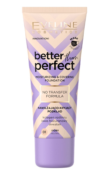 EVELINE-Тональная основа увлажняющая Eveline Better Than Perfect 01 Ivory 30 мл-5903416037767