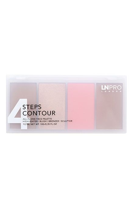 Набор пудр для контурирования лица LN Professional 4 Steps 4 Contour №101 Neutral Cold 10 г
