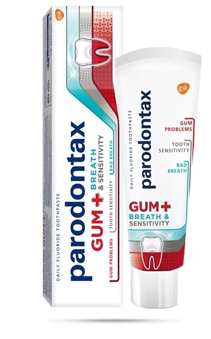 Зубна паста Parodontax Gum+Breath & Sensitivity 75 мл | Watsons
