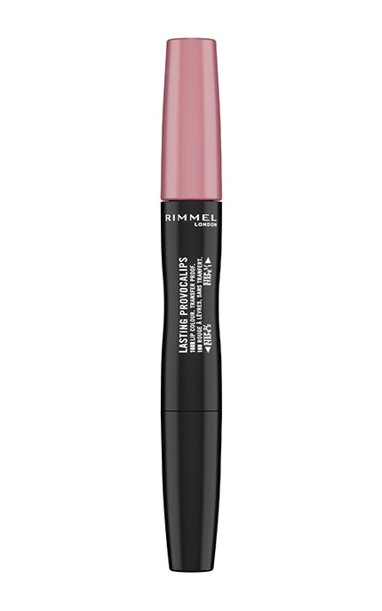 RIMMEL-Помада рідка + бальзам для губ Rimmel Lasting Provocalips 2в1 220 Come Up Roses 2,2 мл-3616302737864