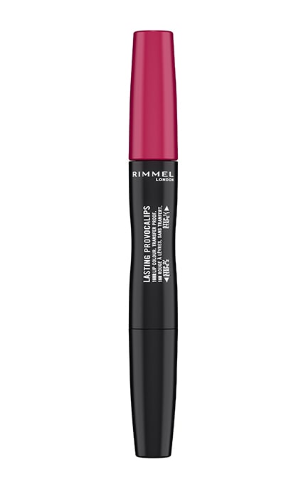 RIMMEL-Помада рідка + бальзам для губ Rimmel Lasting Provocalips 2в1 310 Pouting Pink 2,2 мл-3616302737932