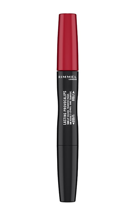 RIMMEL-Помада рідка + бальзам для губ Rimmel Lasting Provocalips 2в1 740 Caught Red Lipped 2,2 мл-3616302737925
