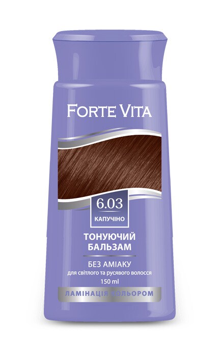 FORTE VITA-Бальзам для волос тонирующий Forte Vita оттенок 6.03 Капучино 150 мл-4823001605137