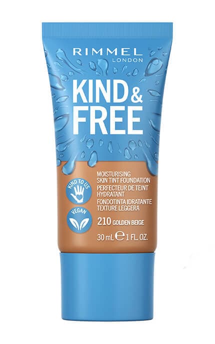 RIMMEL-Тональная основа-тинт Rimmel Kind&Free 210 Golden Beige 30 мл-3616302990184