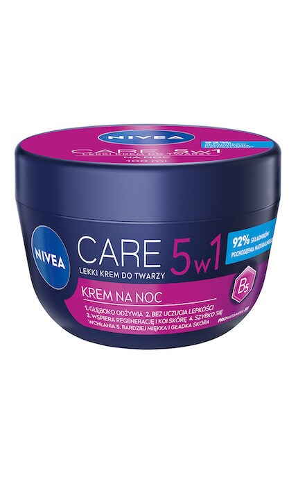 Крем для лица ночной Nivea Care питательный, восстанавливающий и успокаивающий 100 мл