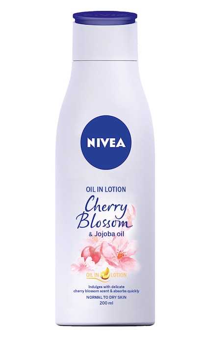 NIVEA-Лосьон для тела Nivea Цвет вишни и масло жожоба 200 мл-4005900387103