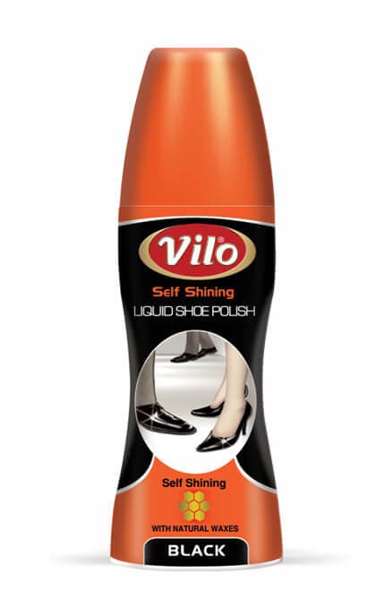 VILO-Крем-блиск рідкий для взуття Vilo Чорний 80 мл-8697422820860