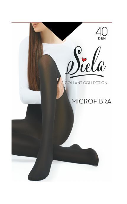SIELA-Колготки Siela Microfibra 40 Den Nero розмір 3 1 шт-4823116918818
