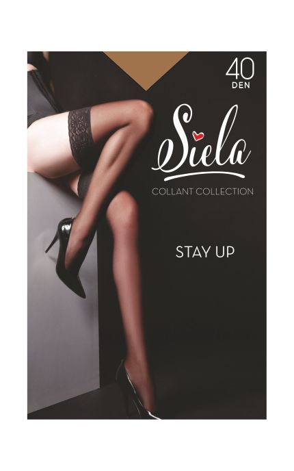 SIELA-Панчохи Siela Stay Up 40 Den Caramel розмір 1-2 1 шт-4823102986746