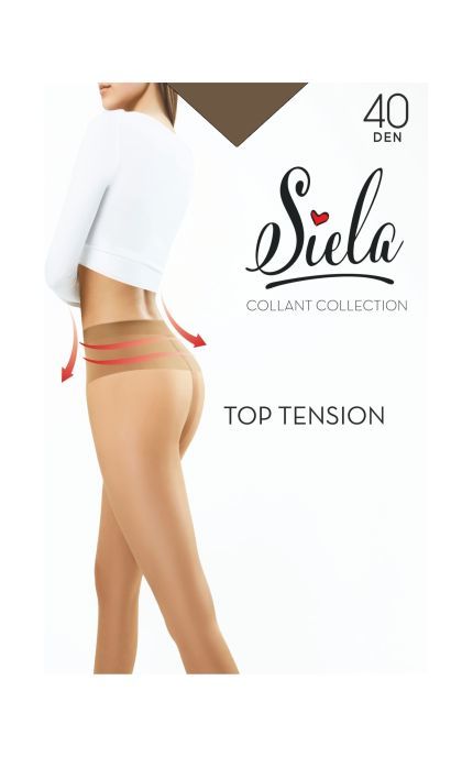 SIELA-Колготки Siela Top Tension 40 Den Tabaco розмір 2 1 шт-4823116918375