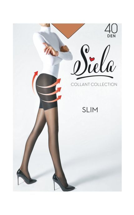 SIELA-Колготки Siela Slim 40 Den Glace розмір 2 1 шт-4820040244747