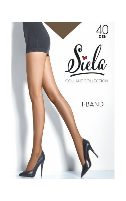 SIELA-Колготки Siela T-Band 40 Den Tabaco розмір 2 1 шт-4820159845149